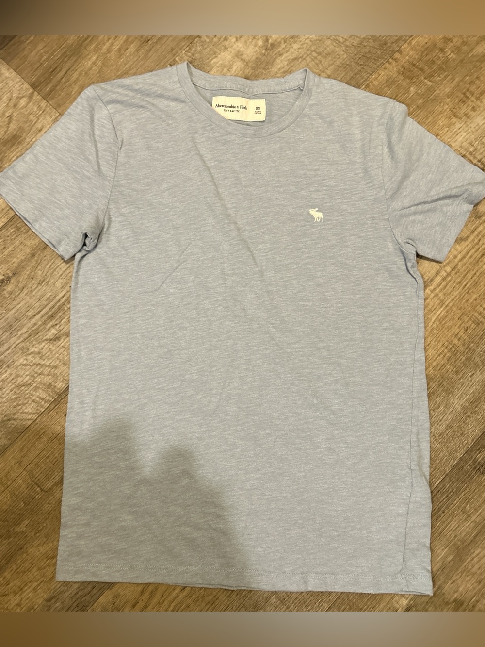 Abercrombie & Fitch Light blue Crew Neck Tee